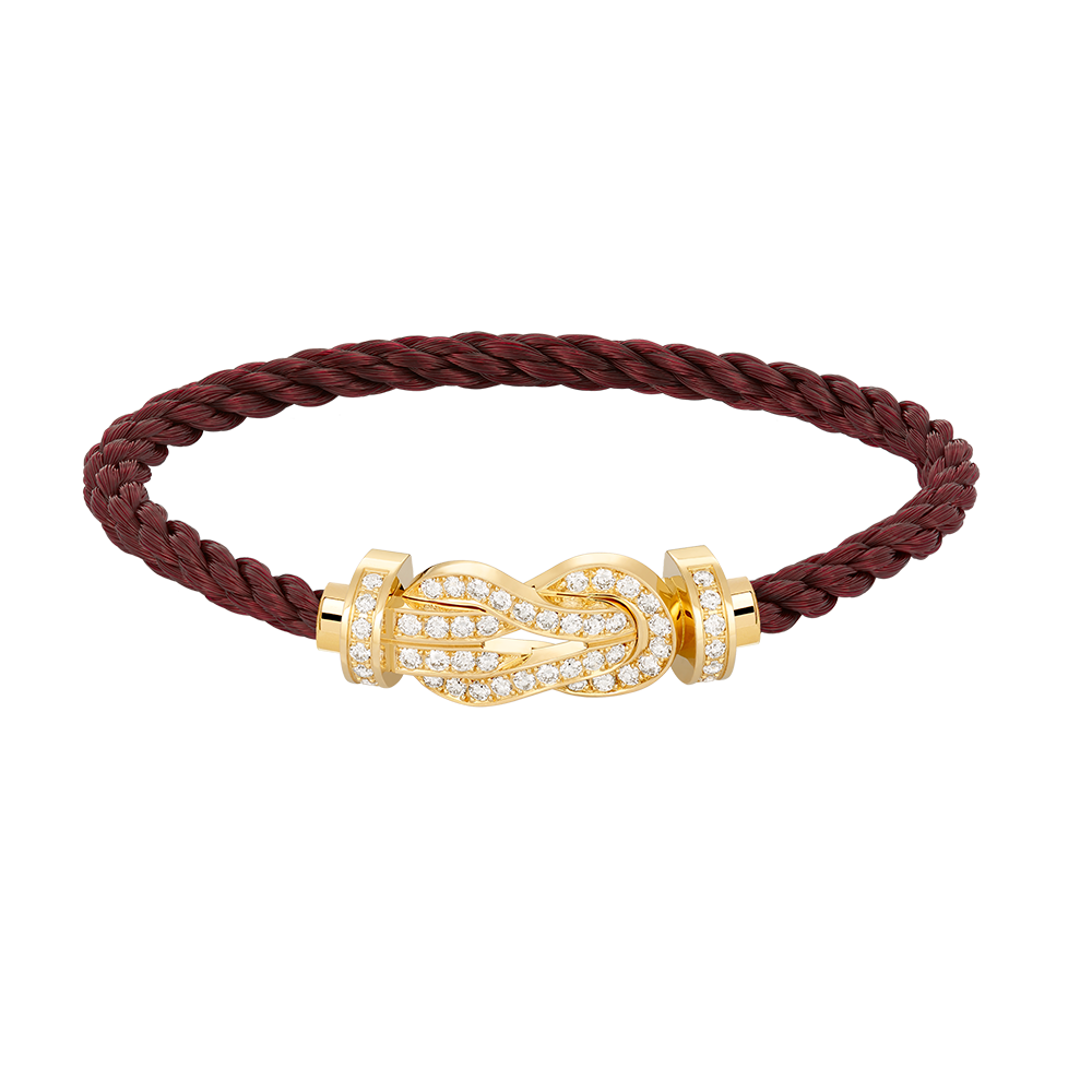 [moco jewelrys]CHANCE LARGE 8 FIGURE BUCKLE FULLDIAMOND BRACELET GOLD