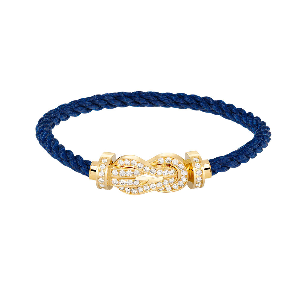 [moco jewelrys]CHANCE LARGE 8 FIGURE BUCKLE FULLDIAMOND BRACELET GOLD