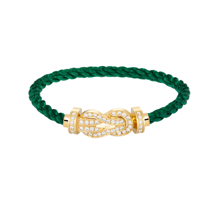 [moco jewelrys]CHANCE LARGE 8 FIGURE BUCKLE FULLDIAMOND BRACELET GOLD