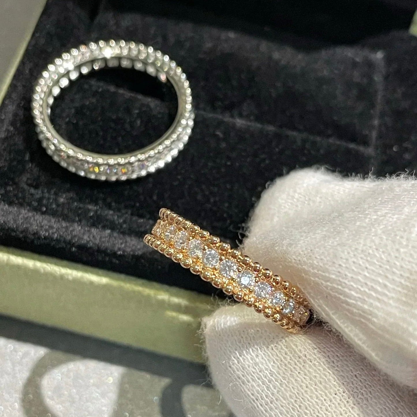 [moco jewelrys]PERLEE DIAMOND ROSE GOLD RING