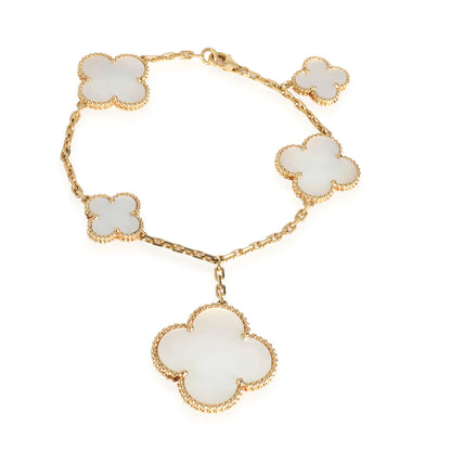 [moco jewelrys]MAGIC CLOVER MOP GOLD BRACELET 5 MOTIFS