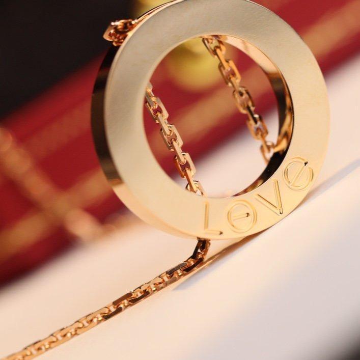 [moco jewelrys]LOVE NECKLACE ADJUSTABLE ROSE GOLD