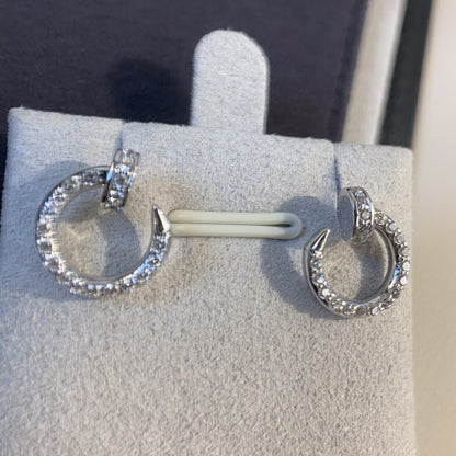 [moco jewelrys]JUSTE EARRINGS SILVER DIAMONDS