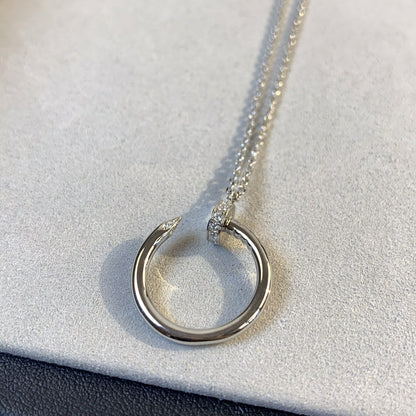 [moco jewelrys]JUSTE NECKLACE SILVER
