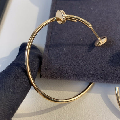[moco jewelrys]JUSTE EARRINGS GOLD DIAMONDS 1.8MM