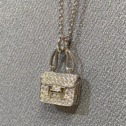 [moco jewelrys]CONSTANCE PEDANT DIAMOND NECKLACE