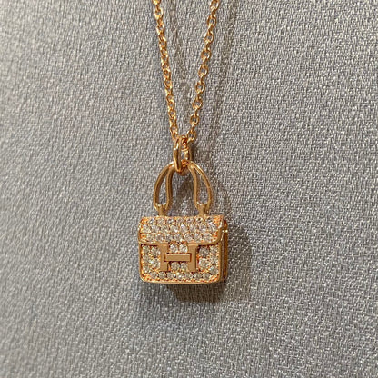 [moco jewelrys]CONSTANCE PEDANT DIAMOND NECKLACE