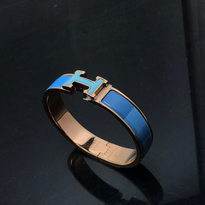 [moco jewelrys]H BRACELET BLUE RAINBOW CERAMIC