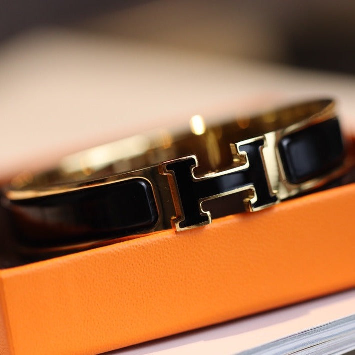 [moco jewelrys]H BRACELET 12MM GOLD