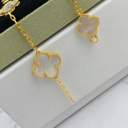 [moco jewelrys]MAGIC CLOVER MOP GOLD BRACELET 5 MOTIFS