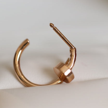 [moco jewelrys]JUSTE EARRINGS PINK GOLD