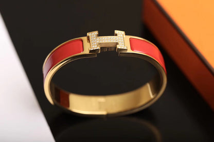 [moco jewelrys]H BRACELET GOLD DIAMOND
