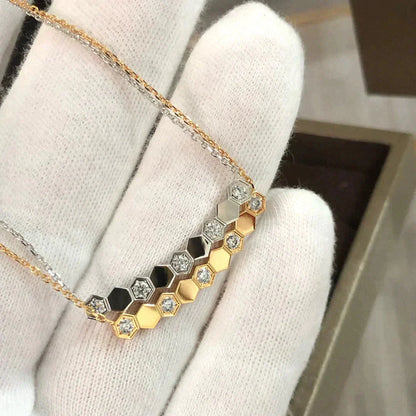 [moco jewelrys]BEE LOVE NECKLACE DIAMOND