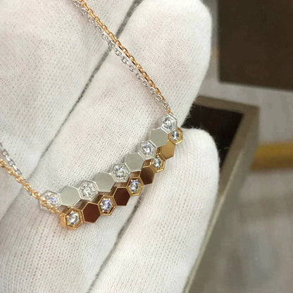[moco jewelrys]BEE LOVE NECKLACE DIAMOND