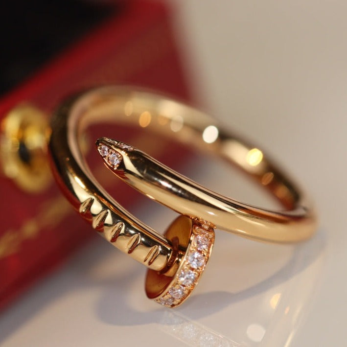 [moco jewelrys]JUSTE RING 2.65MM GOLD DIAMOND