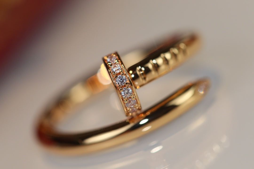 [moco jewelrys]JUSTE RING 2.65MM GOLD DIAMOND