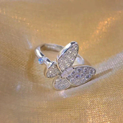 [moco jewelrys]BUTTERFLY DIAMOND RING