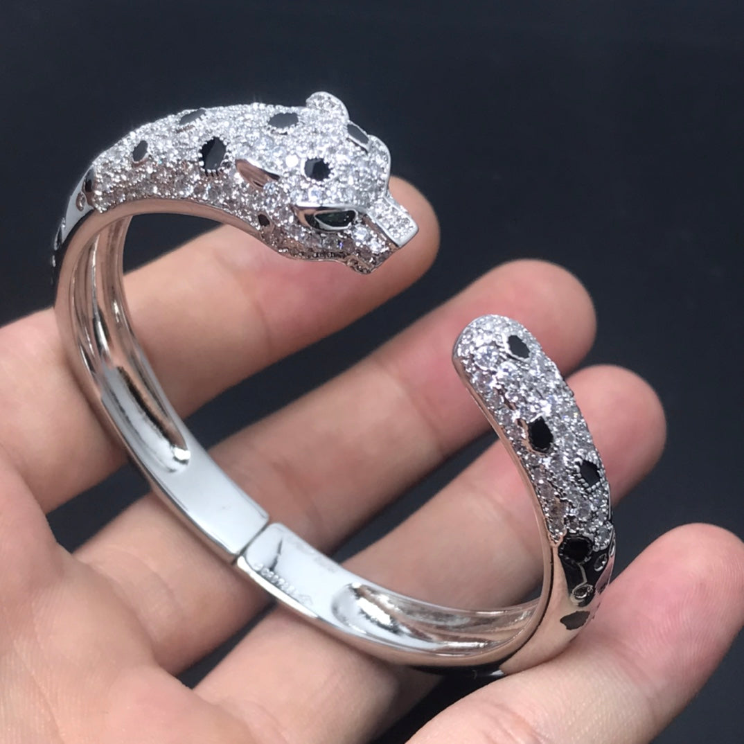 [moco jewelrys]PANTHERE BIG BRACELET DIAMONDS