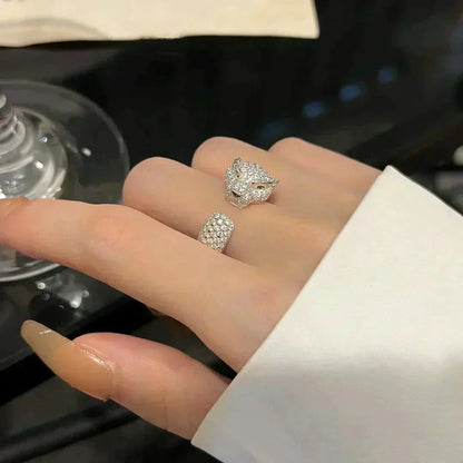 [moco jewelrys]PANTHERE 5.5MM ALL DIAMOND RING