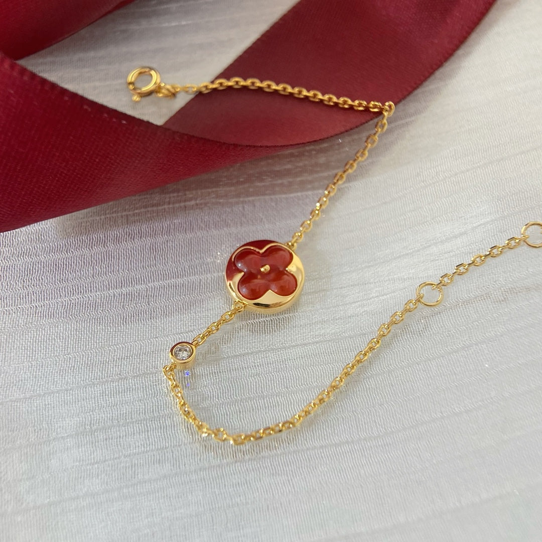 [moco jewelrys]SUN PEDANT CARNELIAN BRACELET