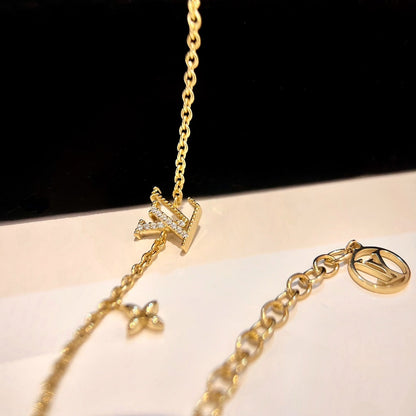 [moco jewelrys]LOGO STAR MOTIF GOLD BRACELET