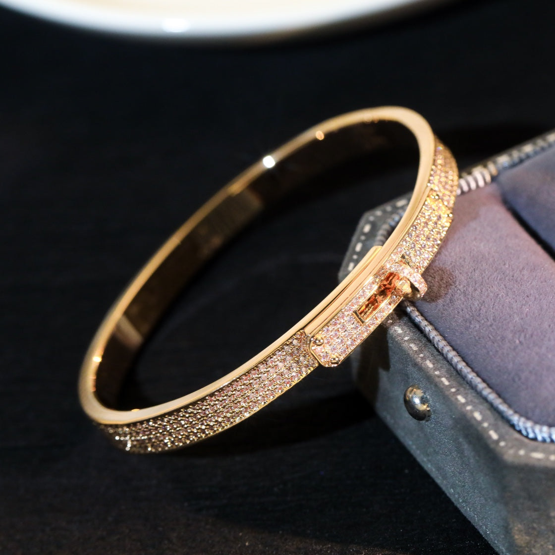 [moco jewelrys]KELLY BRACELET DIAMOND PAVED