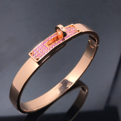 [moco jewelrys]KELLY BRACELET PINK DIAMOND