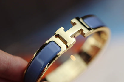 [moco jewelrys]H BRACELET 12MM BLUE GRAY