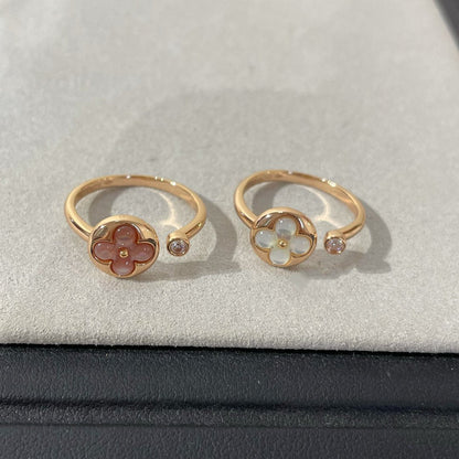 [moco jewelrys]SUN 1 DIAMOND PINK MOP RING