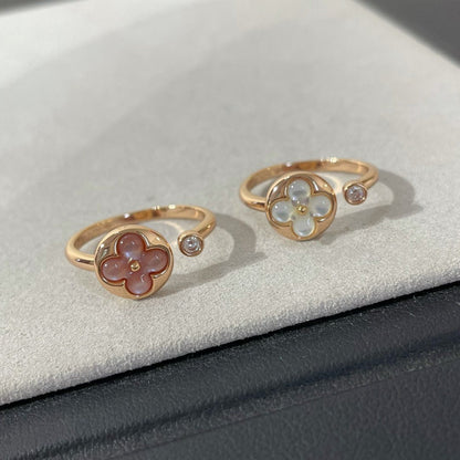 [moco jewelrys]SUN 1 DIAMOND PINK MOP RING