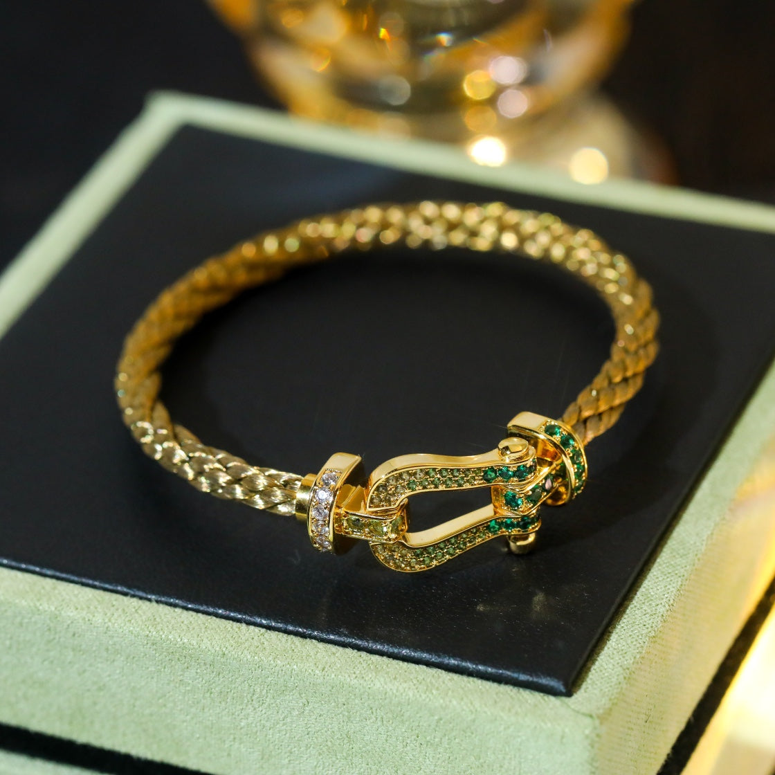 [moco jewelrys]FORCE 10 GOLD GREEN DIAMOND PAVED