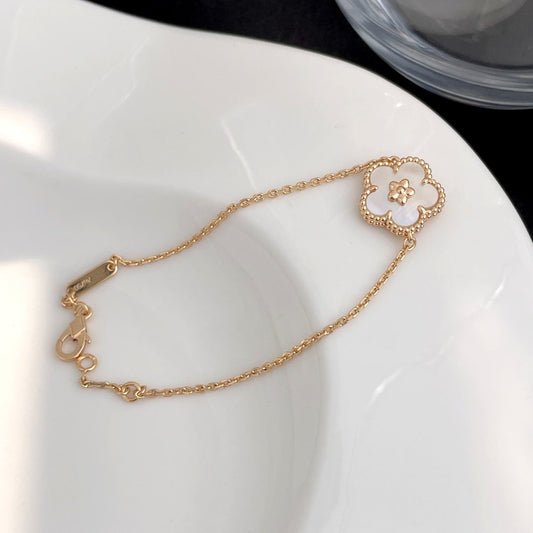 [moco jewelrys]LUCKY SPRING ROSE GOLD MOP BRACELET
