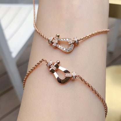 [moco jewelrys]FORCE 10 PINK GOLD DIAMOND NECKLACE