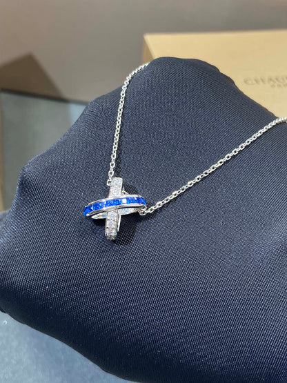 [moco jewelrys]LIENS DIAMOND SILVER NECKLACE