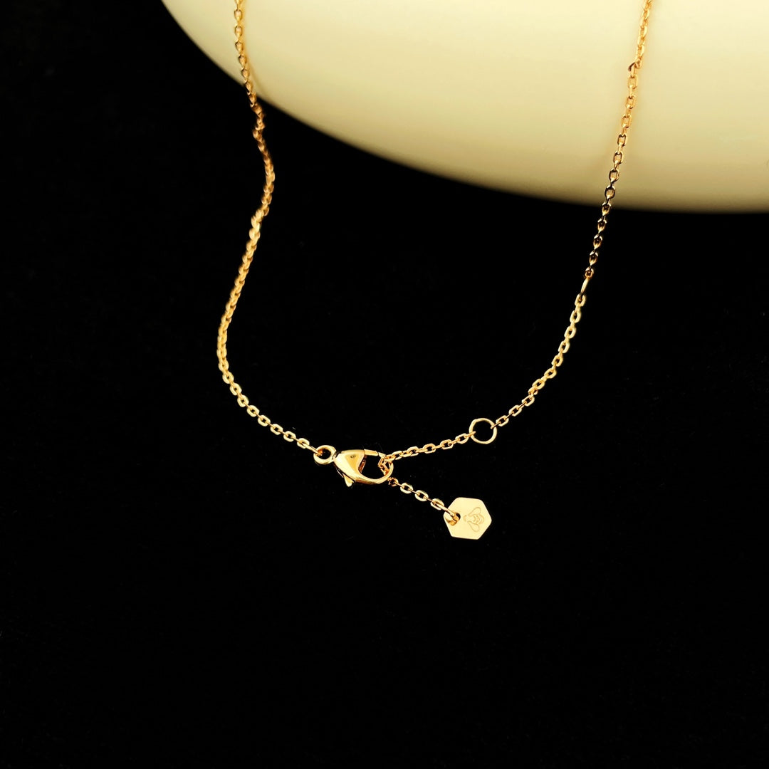 [moco jewelrys]BEE MINI PEDANT DIAMOND NECKLACE