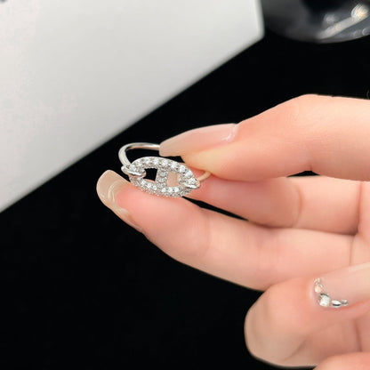 [moco jewelrys]RONDE SMALL SILVER DIAMOND RING