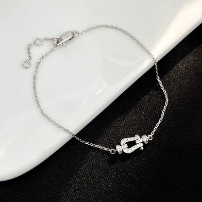 [moco jewelrys]FORCE 10 FULL DIAMOND BUCKLE CHAIN LINK MINI MODEL