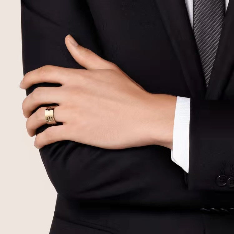 [moco jewelrys]LOVE 11MM LARGE RING