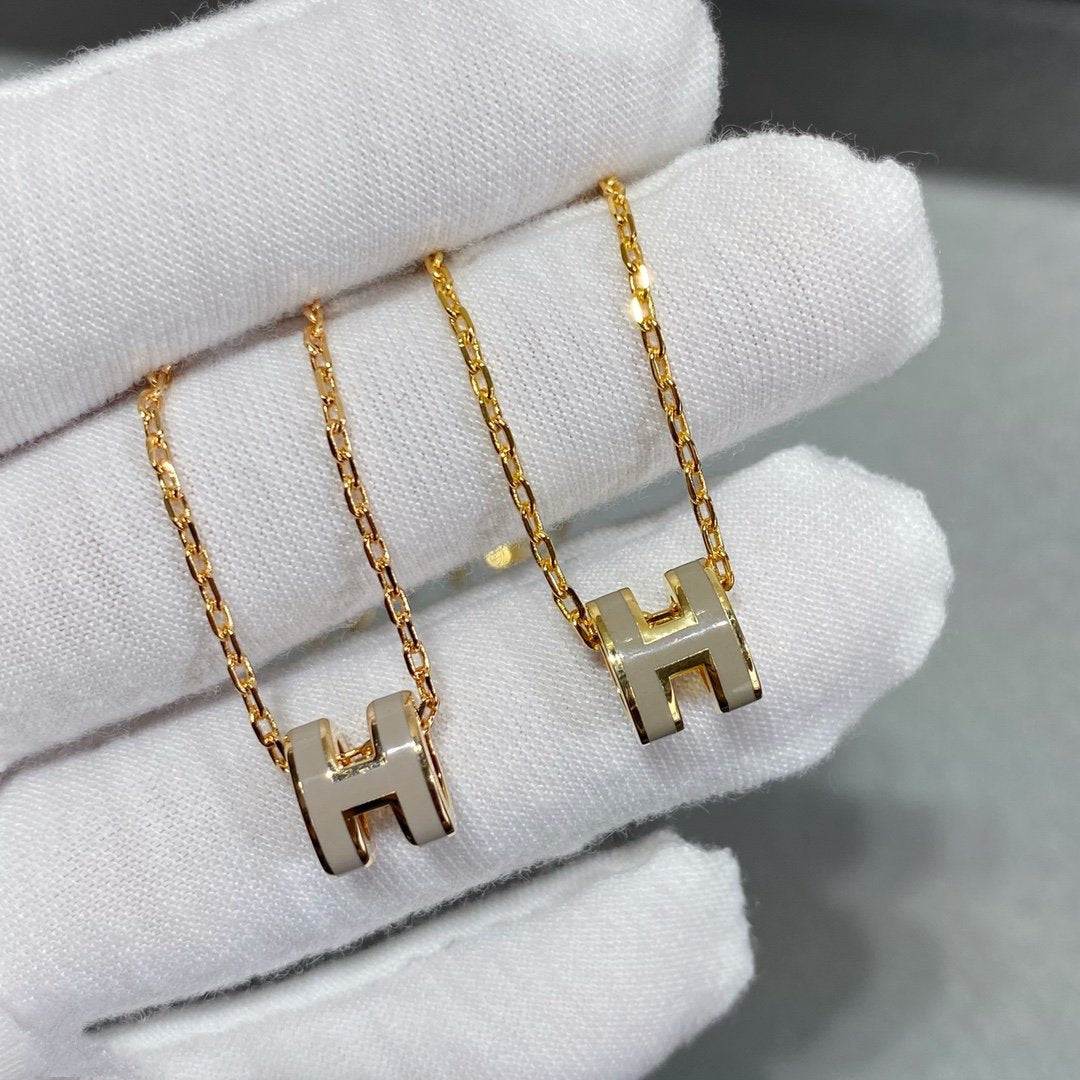 [moco jewelrys]MINI POP H NECKLACE