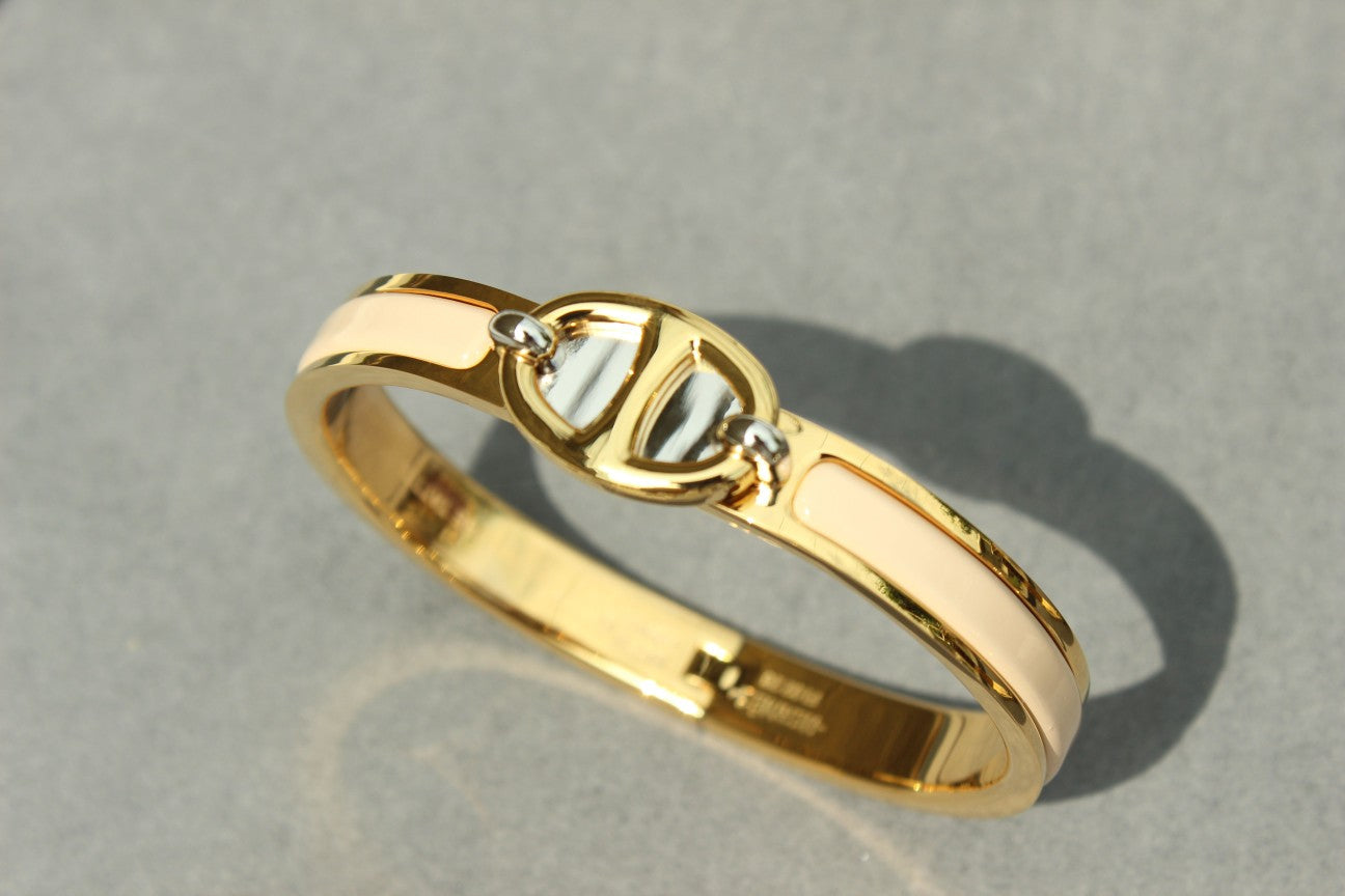 [moco jewelrys]CLIC CHAINE GOLD BRACELET