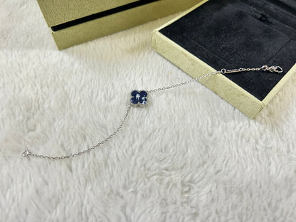 [moco jewelrys]CLOVER 1 MOTIF PIETERSITE BRACELET