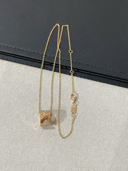 [moco jewelrys]LIENS EVIDENCE DIAMOND PAVED NECKLACE