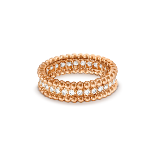 [moco jewelrys]PERLEE DIAMOND ROSE GOLD RING