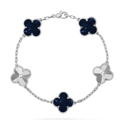 [Moco jewelrys]CLOVER 5 MOTIF PIETERSITE BRACELET COLLECTION