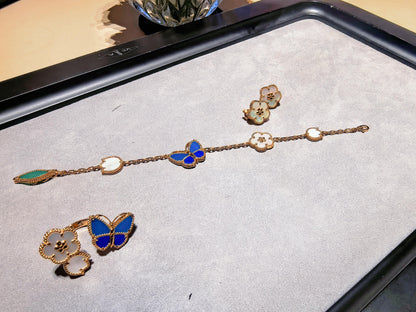 [moco jewelrys]2026 NEW MODEL SPRING LUCKY 3 MOTIF GOLD RING