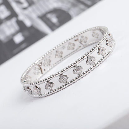 [moco jewelrys]CLOVER BRACELET 8MM DIAMONDS