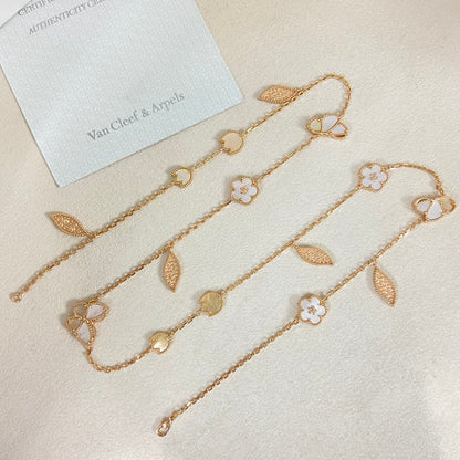 [moco jewelrys] 26 NEW CLOVER LUCKY LIGHT YELLOW AND WHITE SET