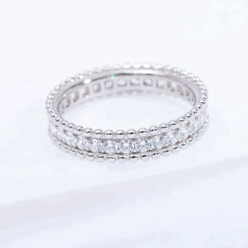 [moco jewelrys]PERLEE DIAMOND SILVER RING
