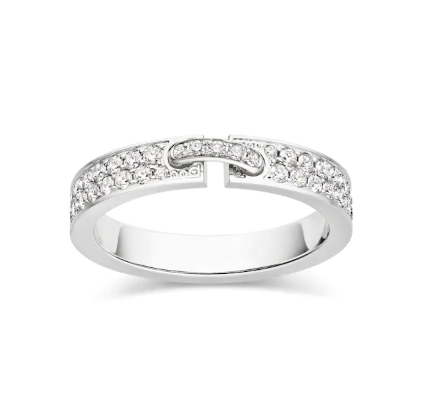 [moco jewelrys]ALLIANCE LIENS VIDENCE PAVED DIAMOND 4MM RING
