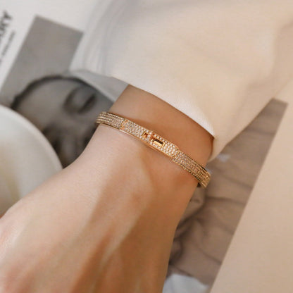 [moco jewelrys]KELLY BRACELET DIAMOND PAVED